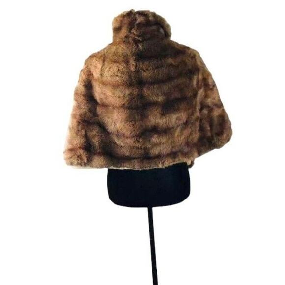 Hendricks Furs Label Authority Womens Mink Fur Jacket Brown A508135 Size M/L - Picture 5 of 10